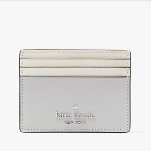 Kate Spade Madison Small Slim Card Holder
Platinum Grey Multi
NWT